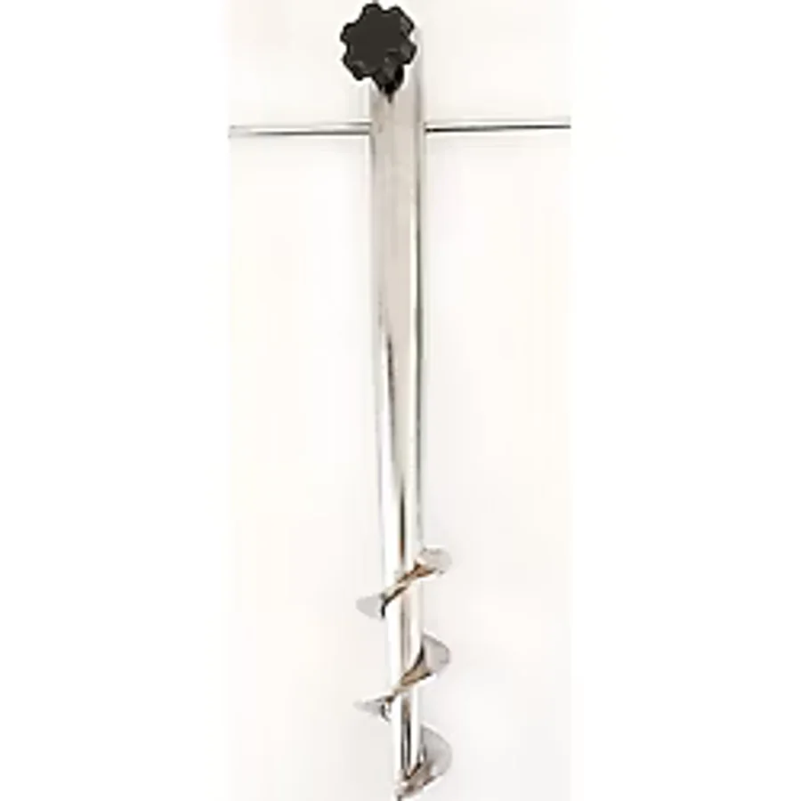 İşsevenler Plaj Şemsiye Kazığı, Metal Sıkma Aparatlı Bahçe Plaj Demir Kazığı
