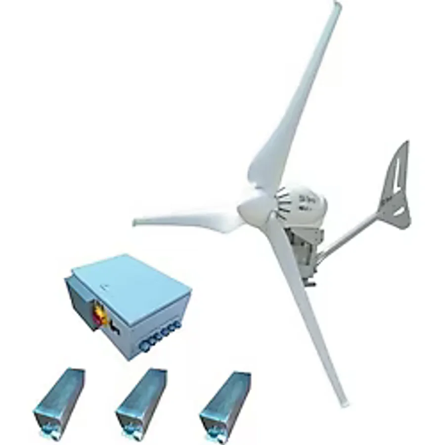 İsta Breeze Set Heli 4.0 Kw 48 V Rüzgar Türbini + Wind Pro Şarj Kontrol Cihazı