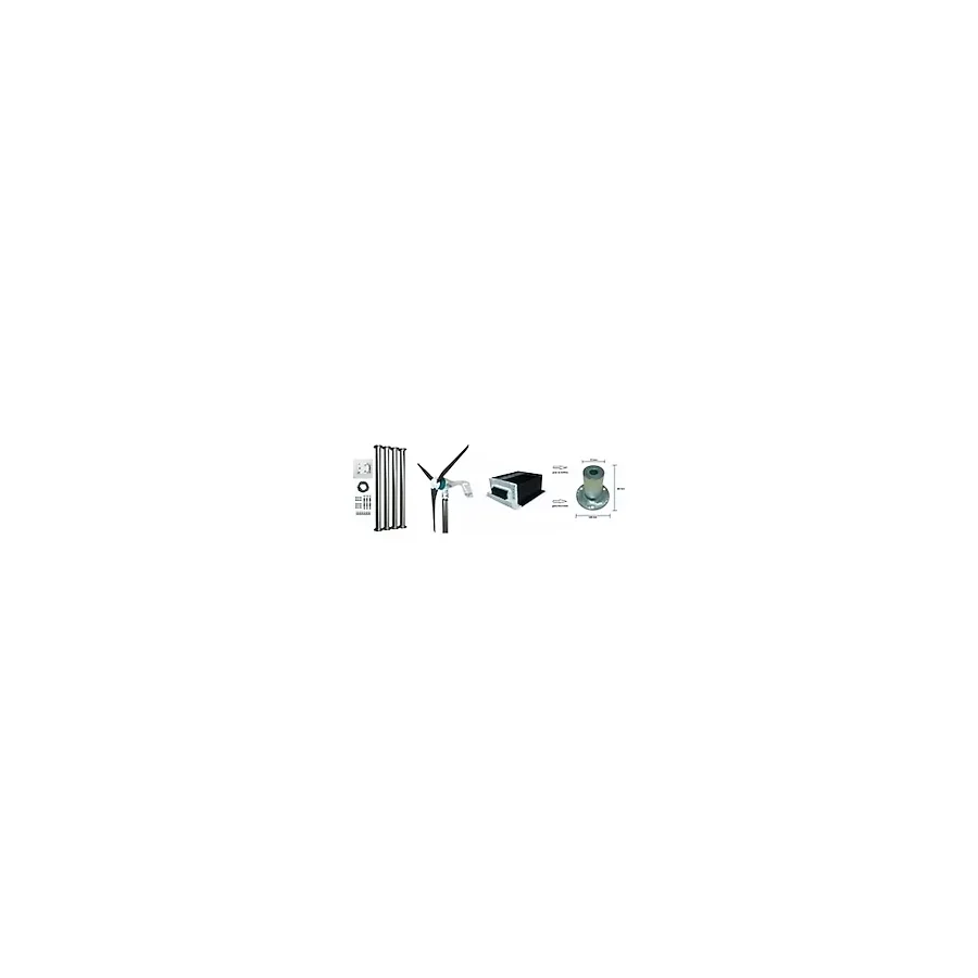 İstabreeze Set Air Speed 500W 12V/24V Rüzgar Türbini + Hibrit Şarj Kontrol Cihazı + Direk Seti iSTA-BREEZE