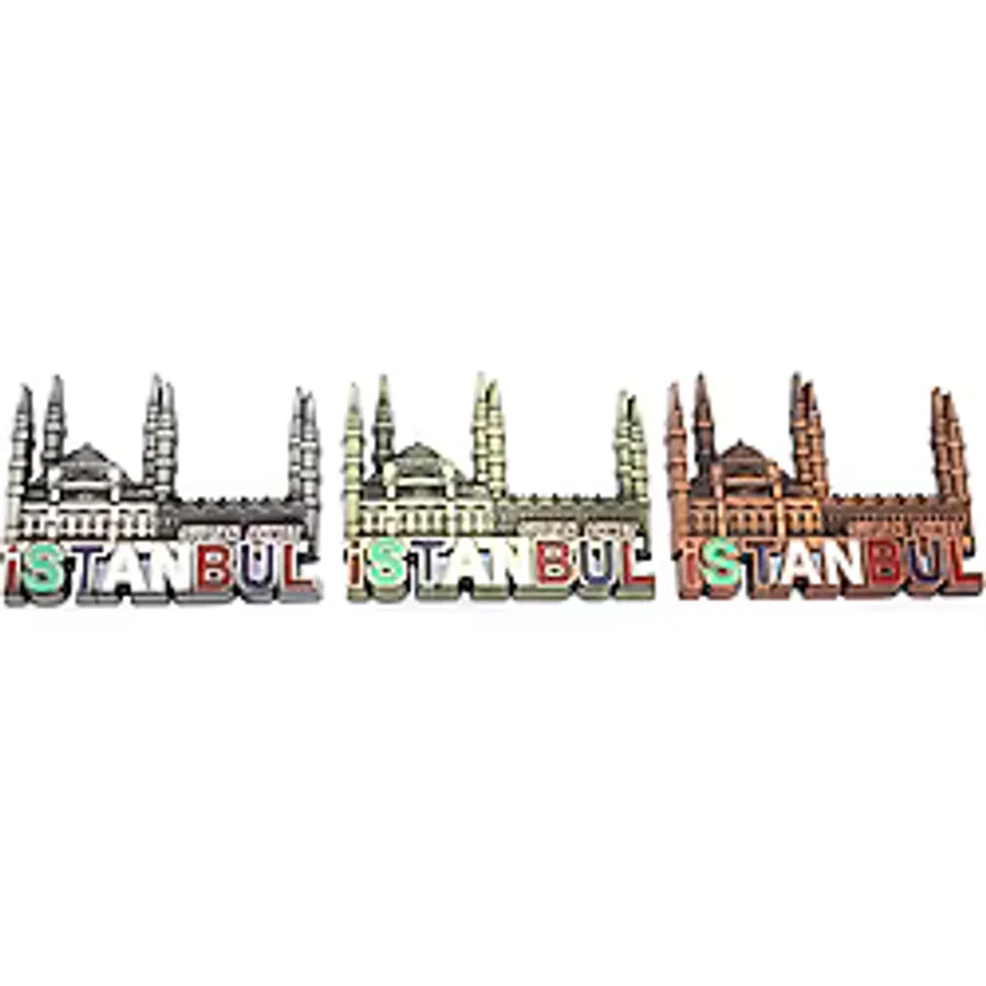 İstanbul Temalı Metal Magnet Alk3341