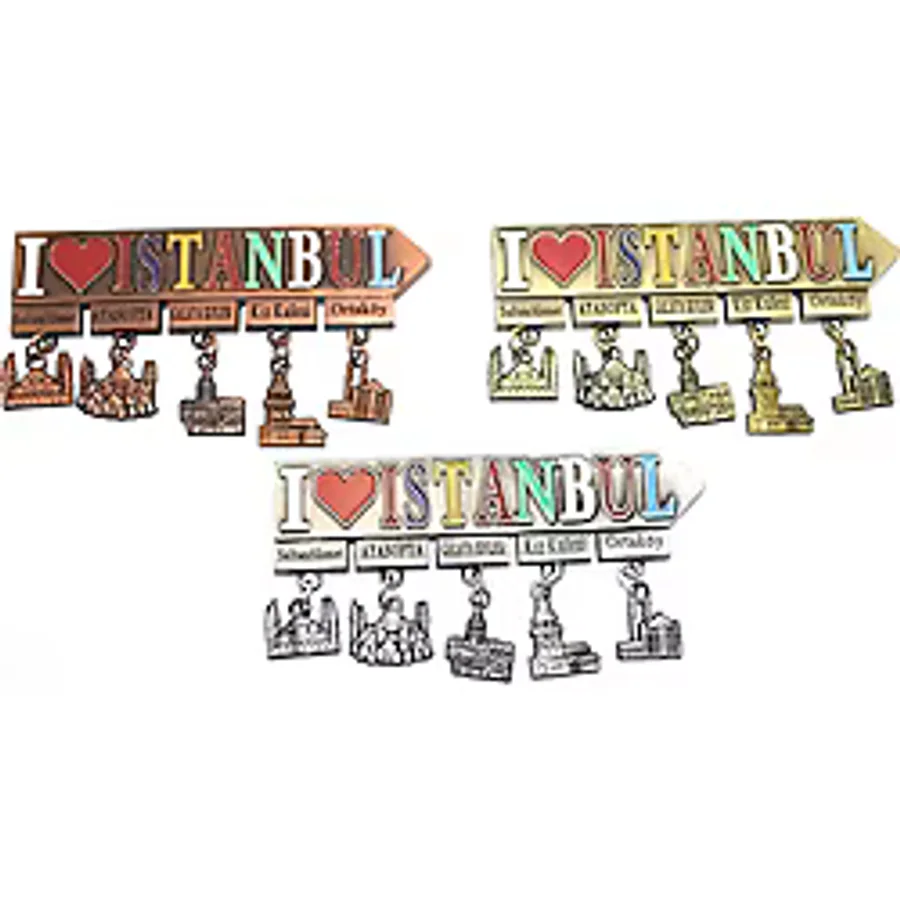 İstanbul Temalı Metal Magnet Alk3343