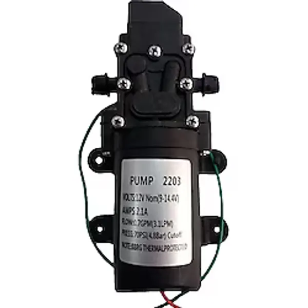 İtal Akülü Su Aktarma ve İlaçlama Motoru Pompası 12 Volt 2.2 A Kendini Isıtma Koruması