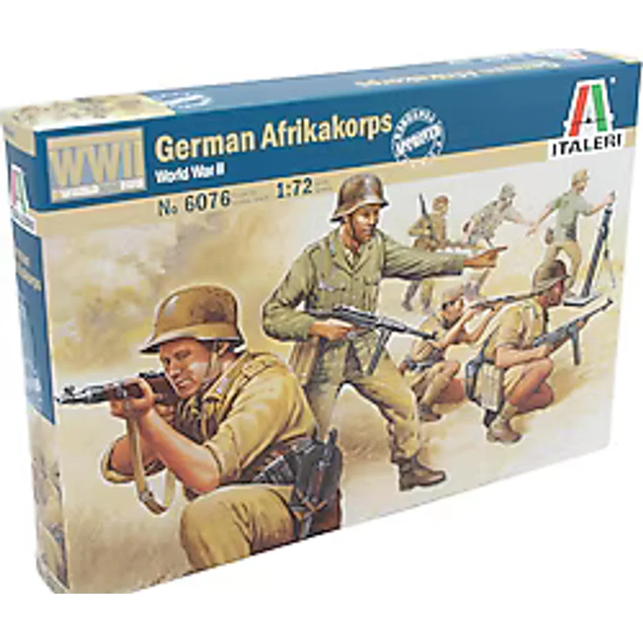 Italeri 1:72 WWII Alman Afrikakorps Askerleri 6076 Maketi