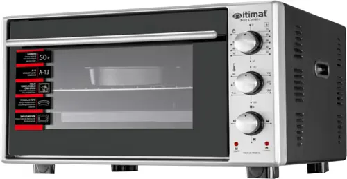 İtimat 8022 Çift Camlı 50 lt Inox Mini Fırın