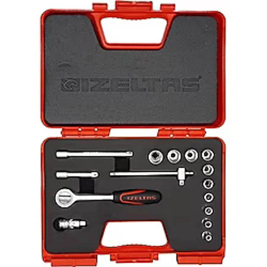 İzeltaş 1/4"" Karbüratör Lokma Takımı (15 Parça Mm)