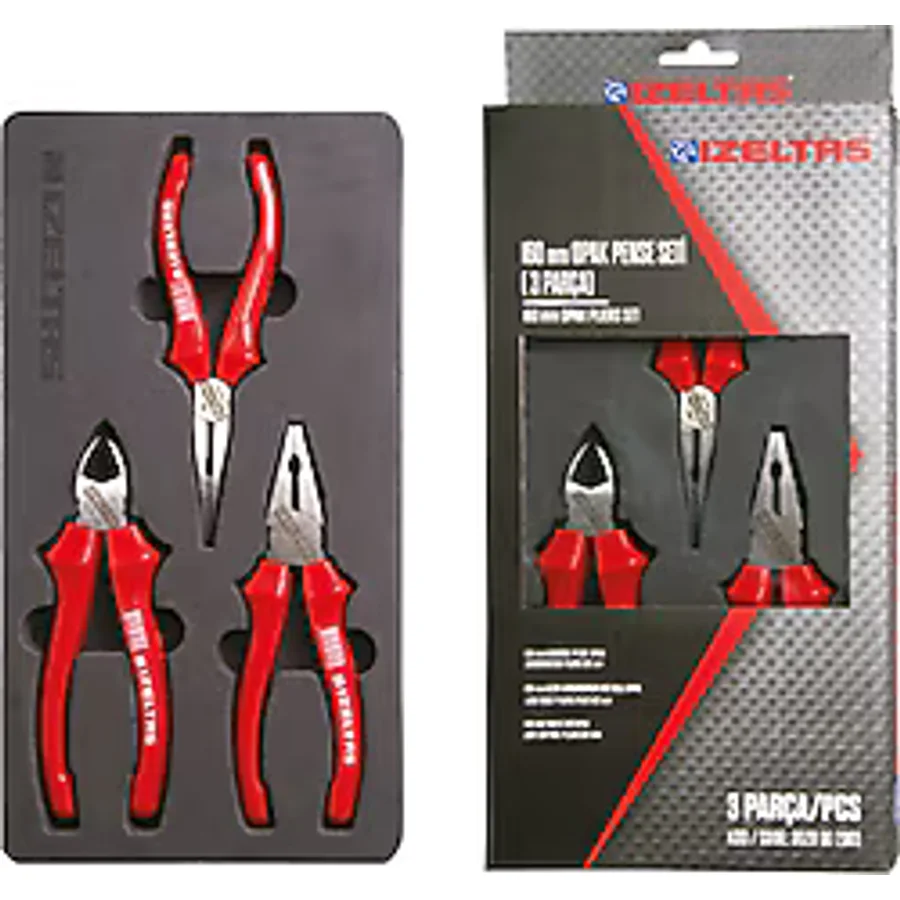 İzeltaş 3020002003 Opak Seri 160 mm Pense Seti