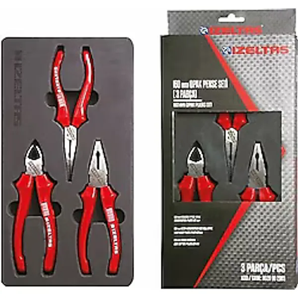 İzeltaş 3020002003 Opak Seri 3 Parça 160 mm Pense Seti