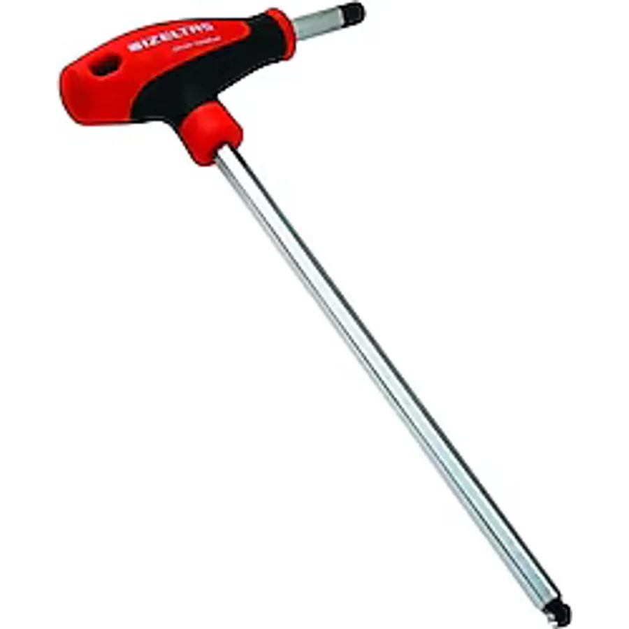 İzeltaş 4921 10 mm T Tipi Yuvarlak Başlı Alyan Anahtar