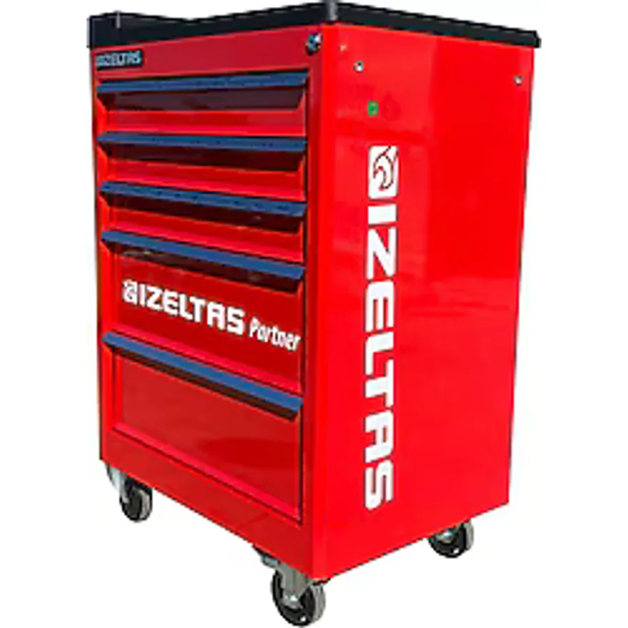 İzeltaş Partner 8235006121 118 Parça 5 Çekmeceli Takım Dolabı Seti