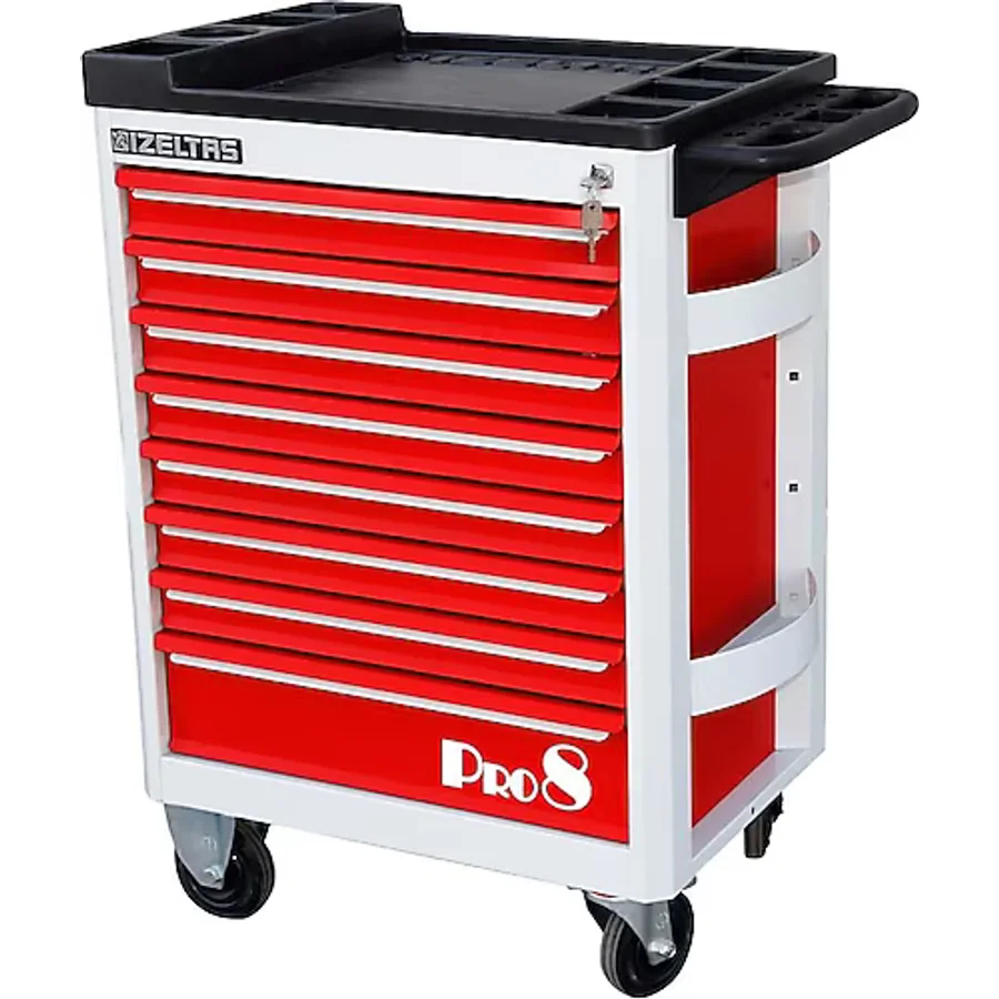 İzeltaş Pro 8241001209 206 Parça 8 Çekmeceli Takım Dolabı Seti