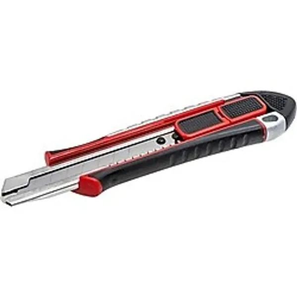 İZELTAŞ Pro Metal Gövde Maket Biçaği Emniyetli Otomatik Kilitli 18Mm