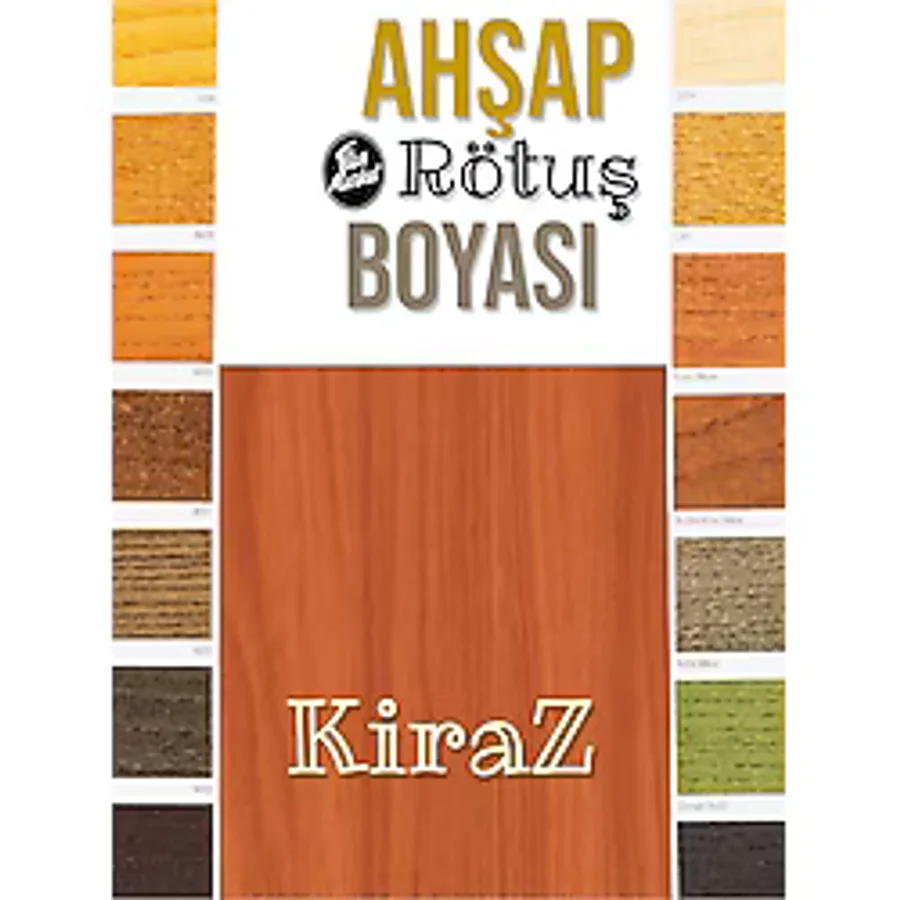 izmir bit pazarı Ahşap Rötuş Boyası - Kiraz - 25ml , Fırçalı Cam Şişede Mobilya Masa Sandalye Sehpa Çizik Onarıcı