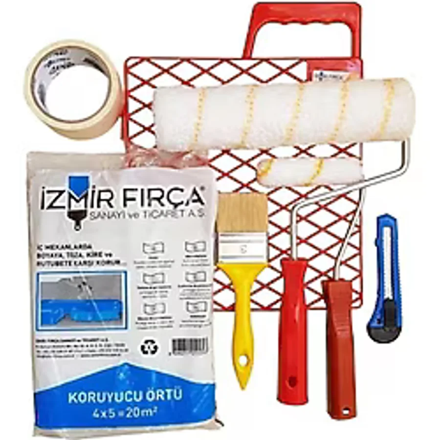 Izmir Fırça Pratik Boyacı Seti 25CM