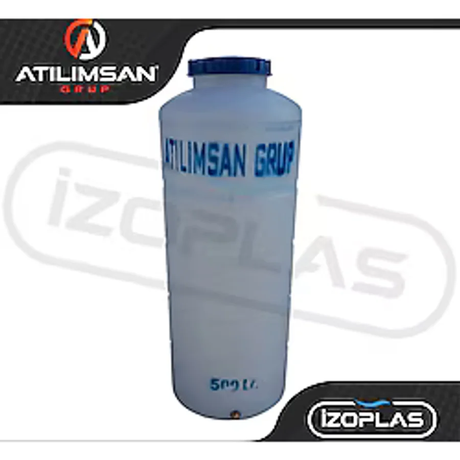 izoplas 500 Litre Polietilen Su Deposu - Dikey - Beyaz
