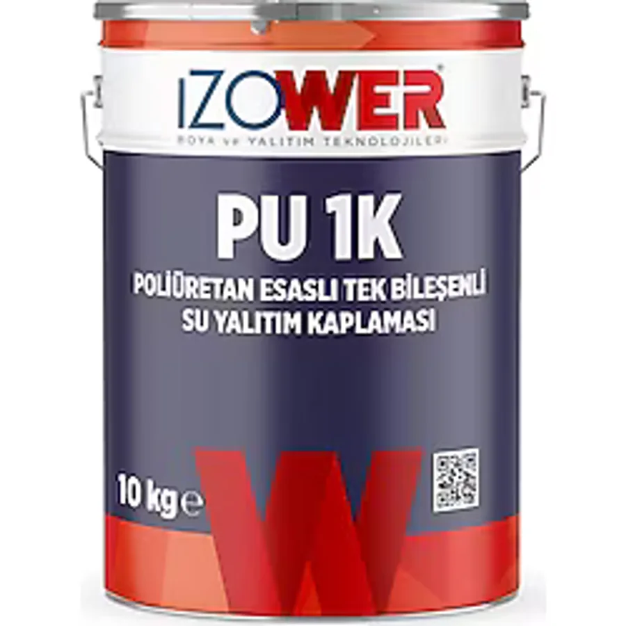izower Pu-1K Su Yalıtım Kaplaması - Gri - 10 Kg