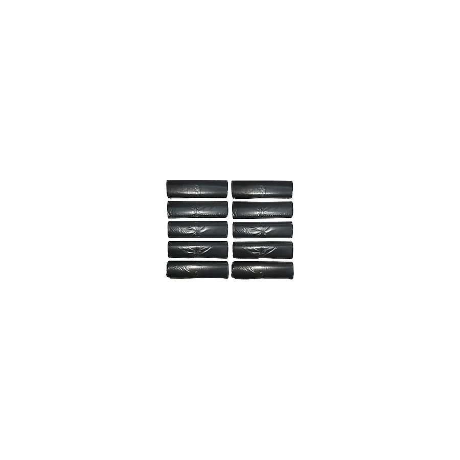 J-250 Jumbo Boy Çöp Poşeti 80x110Cm 90Lt 10lu Rulo 10 Paket Siyah