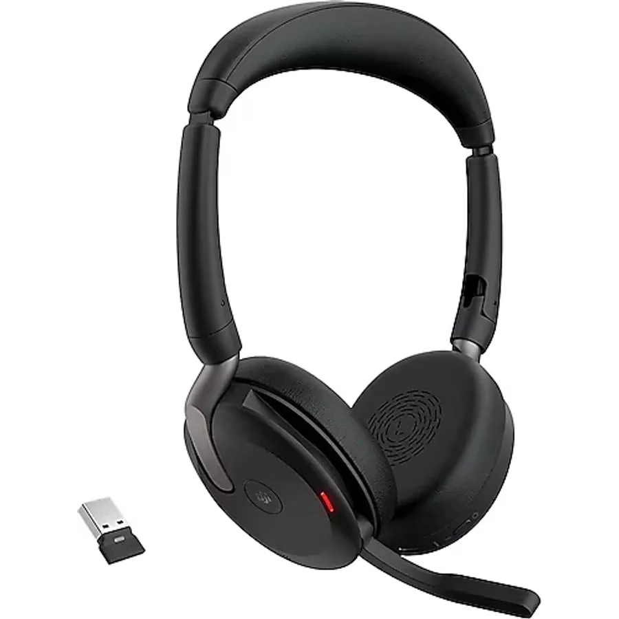 Jabra Evolve2 65 Flex Kulak Üstü Çağrı Merkezi Kulaklığı