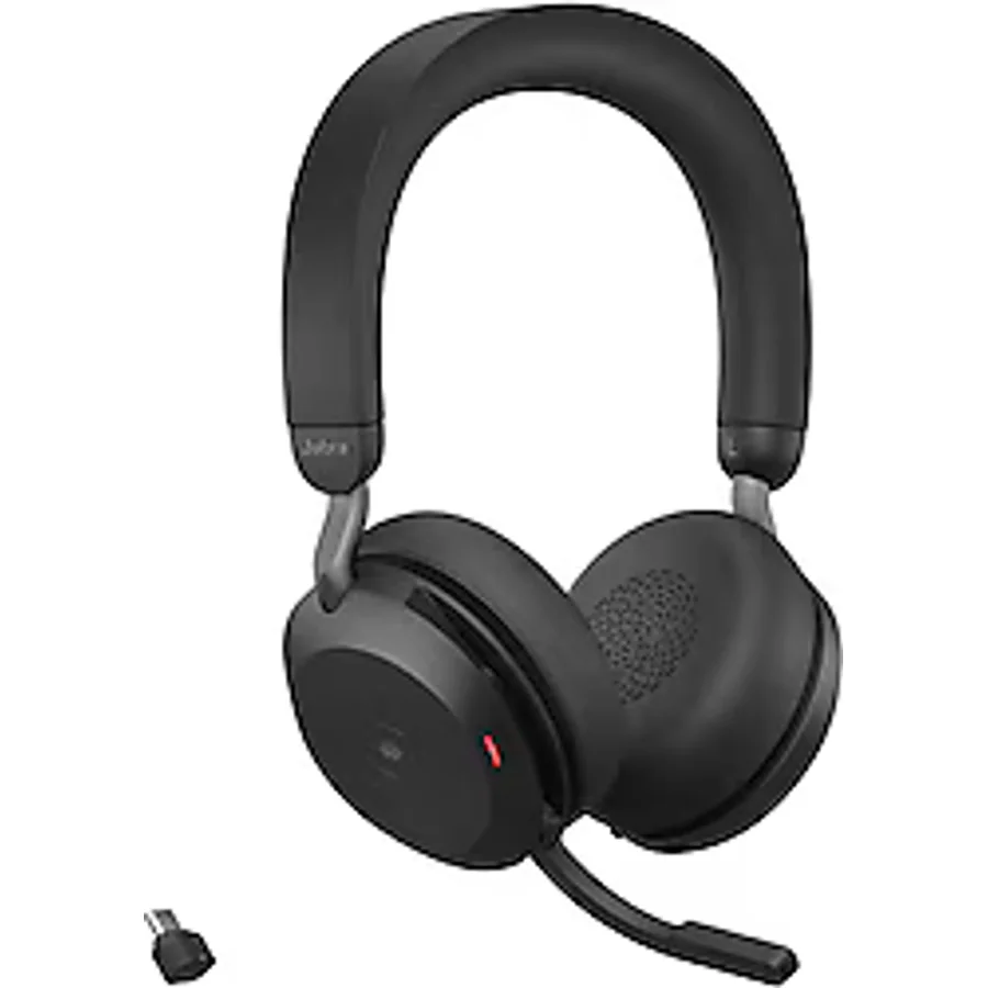 Jabra Evolve2 75 MS Type-C Stereo Kulak Üstü Çağrı Merkezi Kulaklığı
