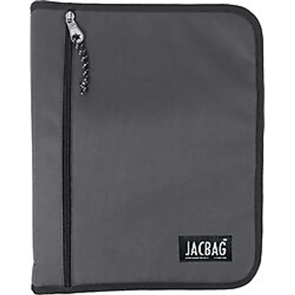 Jacbag OrganiZip-Fermuarlı Dosya Çanta A4 - Gri