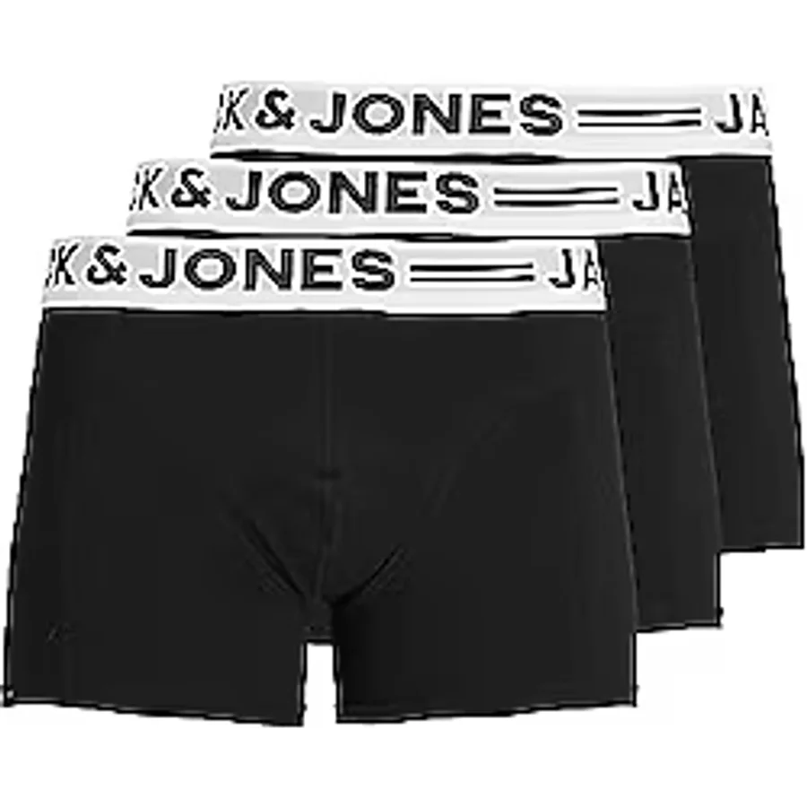 Jack & Jones 12081832 3-Pack Trunks Siyah