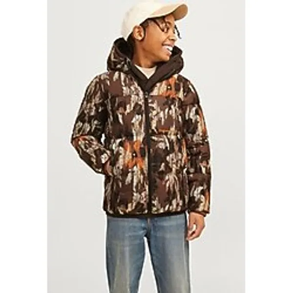 Jack & Jones Çocuk Vesterbro Puffer Ceket - Kahve - 8 Yaş
