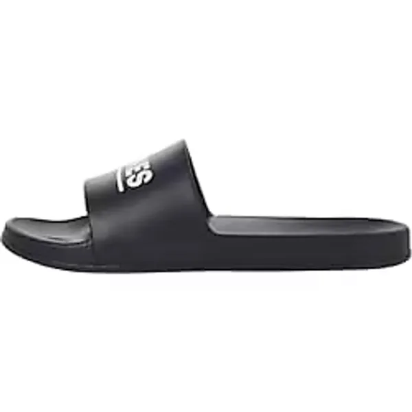 JACK & JONES Erkek Jfwollie Slider Ln banyo terliği, Antrasit, 40 EU