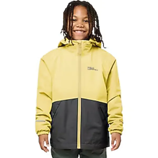 Jack Wolfskin Ice Curl Hood Jacket K Unisex Çocuk Polar Ceket - Antrasit
