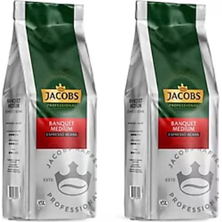 Jacobs Banquet Medium Espresso Çekirdek Kahve 1 kg 2'li