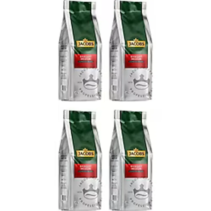 Jacobs Banquet Medium Espresso Çekirdek Kahve 1 kg 4'lü