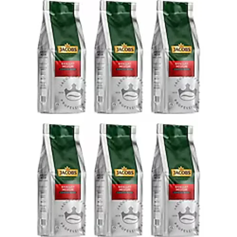 Jacobs Banquet Medium Espresso Çekirdek Kahve 1 kg 6'lı
