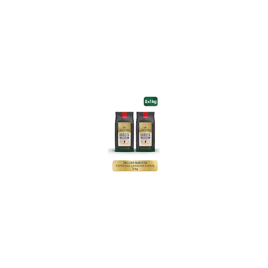 Jacobs Barista Editions Çekirdek Kahve Espresso ( 1 kg x 2) - 2 kg