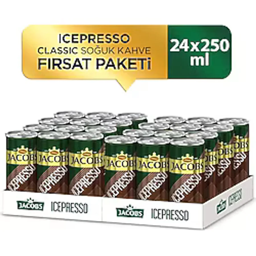 Jacobs Ice Presso Klasik Soğuk Kahve 24x250 ml