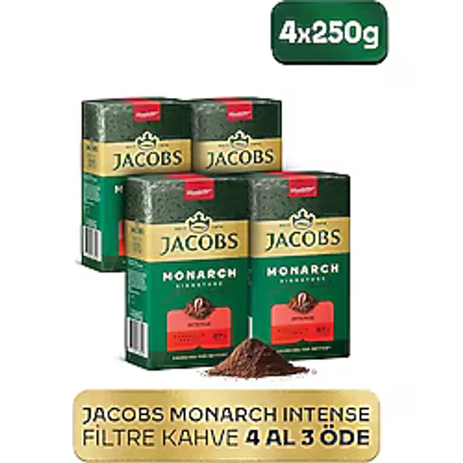 Jacobs Monarch Intense Filtre Kahve 250Gr 4 Al 3 Öde