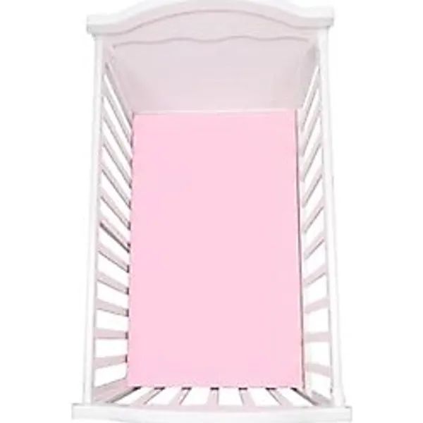 Jaju Baby Pembe Lastikli Bebek Çarşaf (80 x 130)