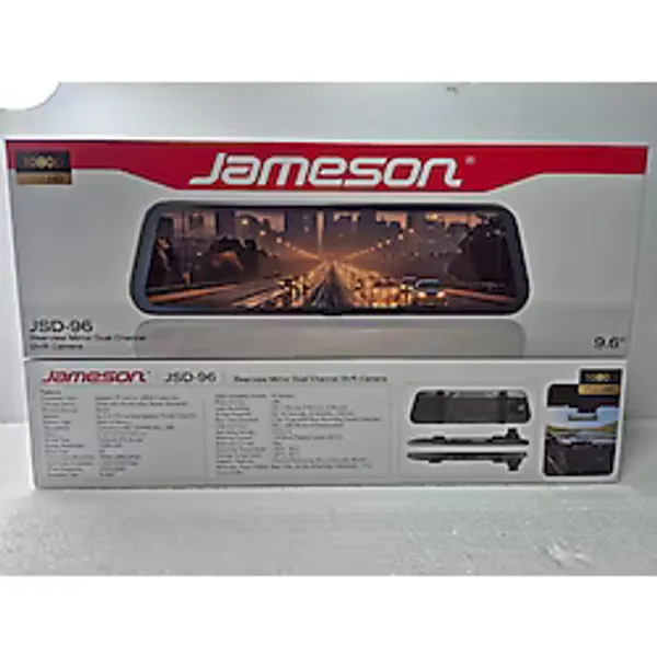 Jameson Dikiz Aynası Monitör - Jameson Jsd-96 - Araç Ön Arka Kamera Kayıt , Park Kameralı Full Hd Ka
