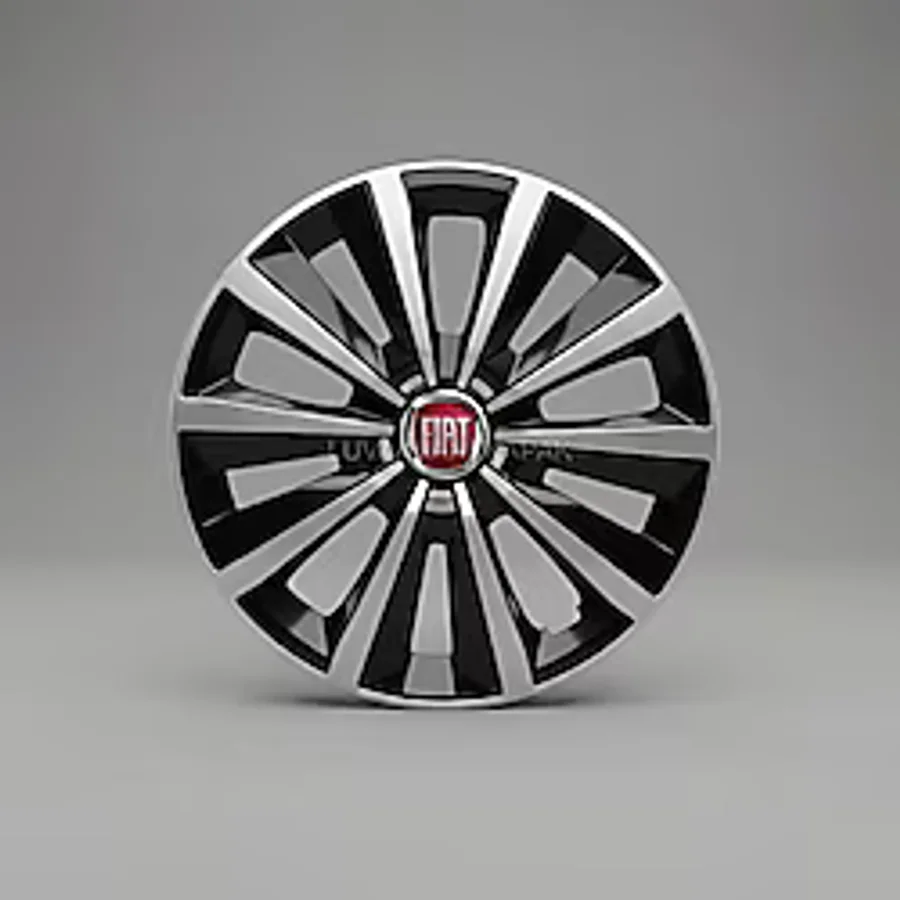 JANT Fiat Egea Uyumlu JantKapağı - 15 İnç - 1 Takım (4 adet) - Çelik görünümlü 1100R15