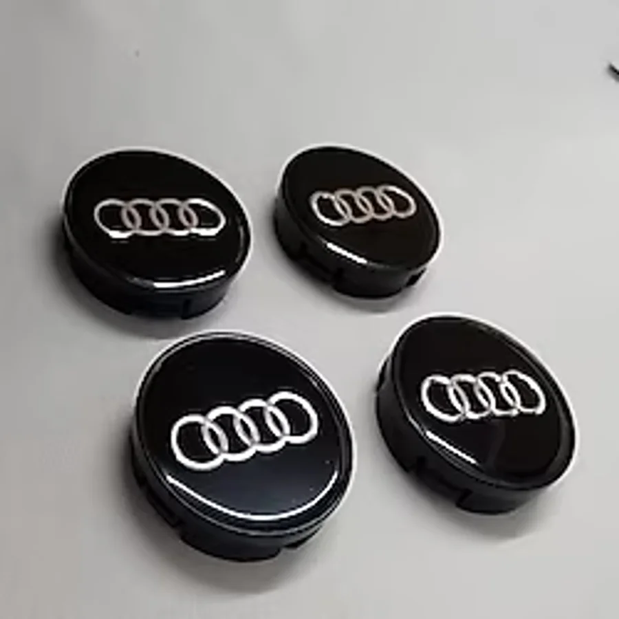 Jant Göbeği Audi 58/55 55Mm Yuva 4Lü Set Siyah