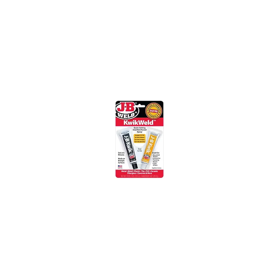 Jb Weld Kwik Weld - Çiftli Etkili Güçlü Hızlı Yapıştırıcı - Metal - Ahşap - Plastik - Seramik Yapıştırıcısı