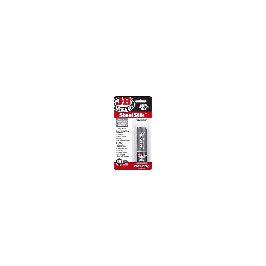 JB Weld Stik Weld Güçlü Çiftli Epoksi Hamur Yapıştırıcı Delik Tıkayıcı Döküm Dolgulu