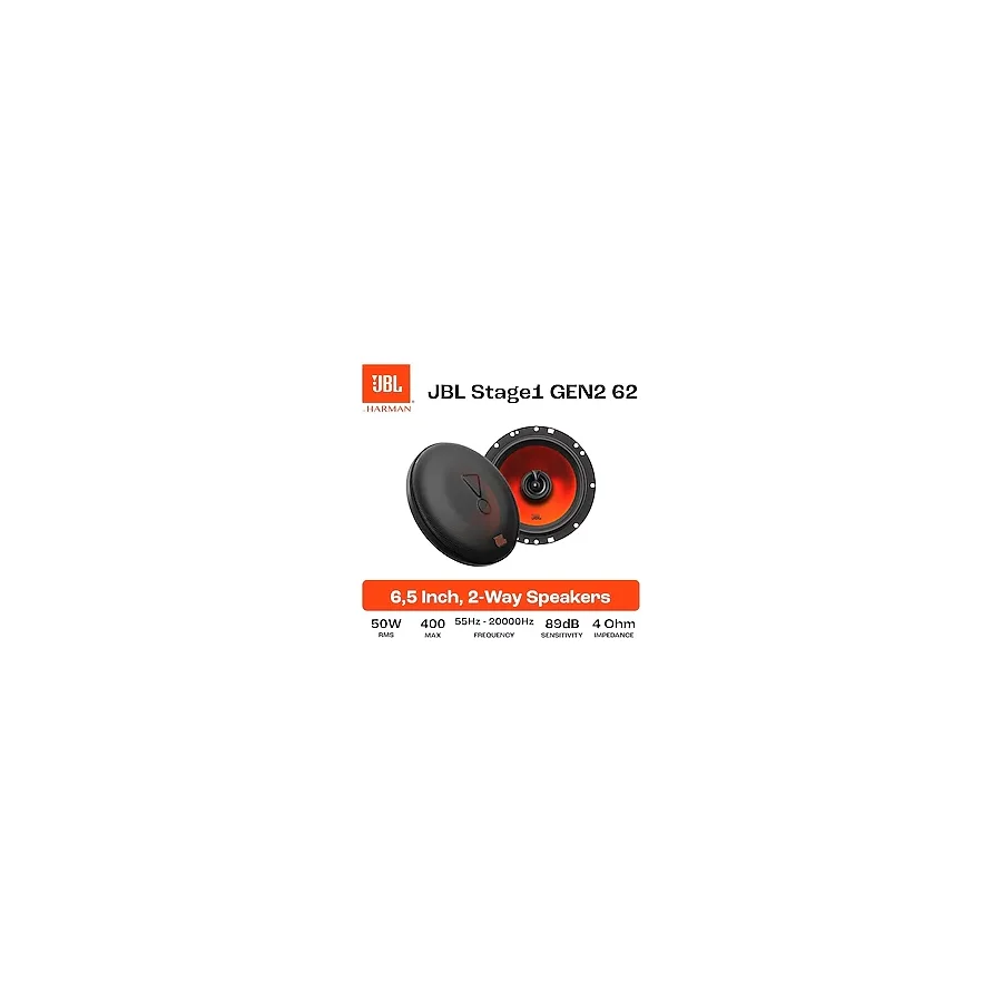 Jbl Stage1 62-400W Max-50W Rms-Profesyonel-Kaliteli-16 Cm Coaxial Hoparlör-Kapaklıdır