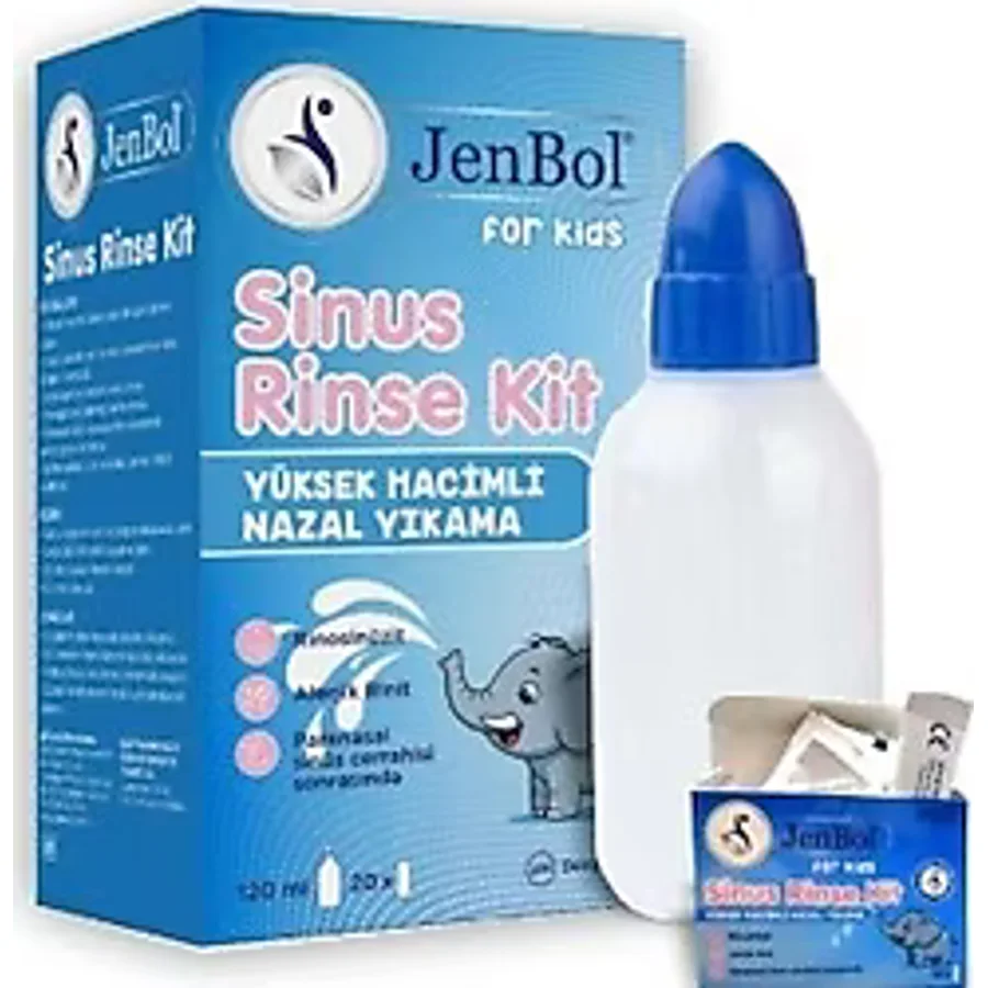 Jenbol Sinüs Rinse Kids 20 Poşet 120 ml Burun Yıkama Kiti