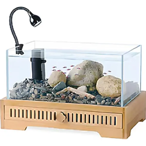 Jeneca XL-30 Dekor ve Motor Dahil Akvaryum 28x14x17,5cm 3,3 Litre