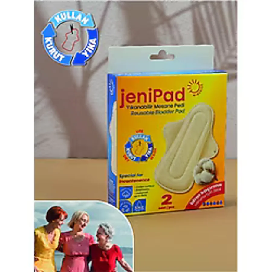 JeniPad W.Beside Ultra Emici Yıkanabilir Kadın Mesane Pedi 2 Adet