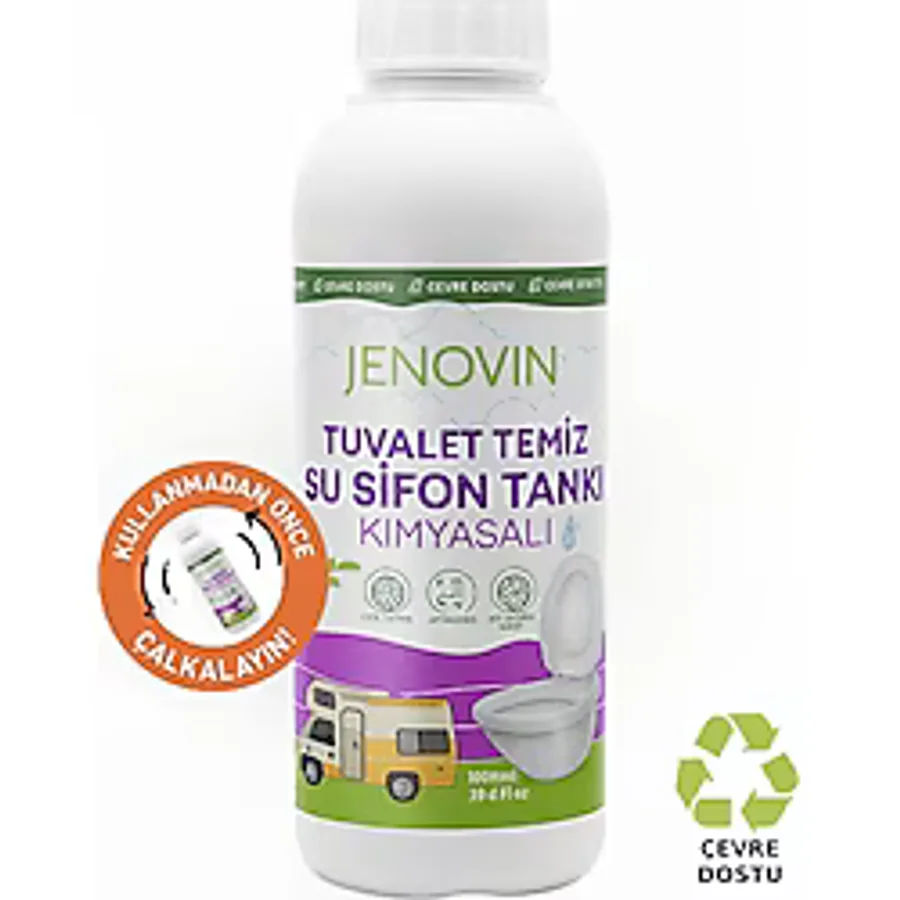 Jenovin Karavan Tekne Yat Temiz Su Tankı Ve Kasetli Tuvalet Kimyasalı 1 L Koku Ve Kireç Giderici