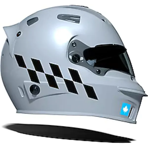 Jet Siyah Damalı Kask Motosiklet Sticker Takımı Çınar Extreme