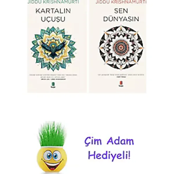 Jiddu Krishnamurti 2 Kitap Seti + Çim Adam Hediye - Hayır