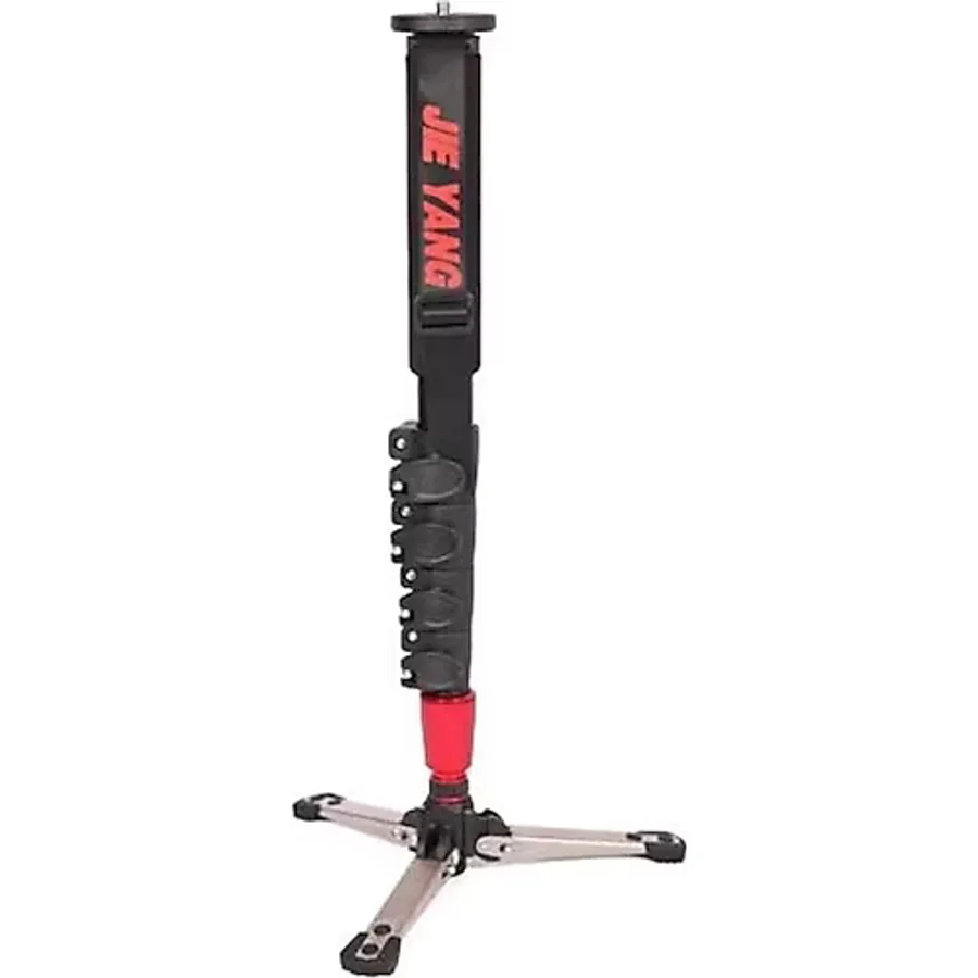 Jieyang Monopod 0506Bt Mandallı Kilit Sistemi Kırmızı