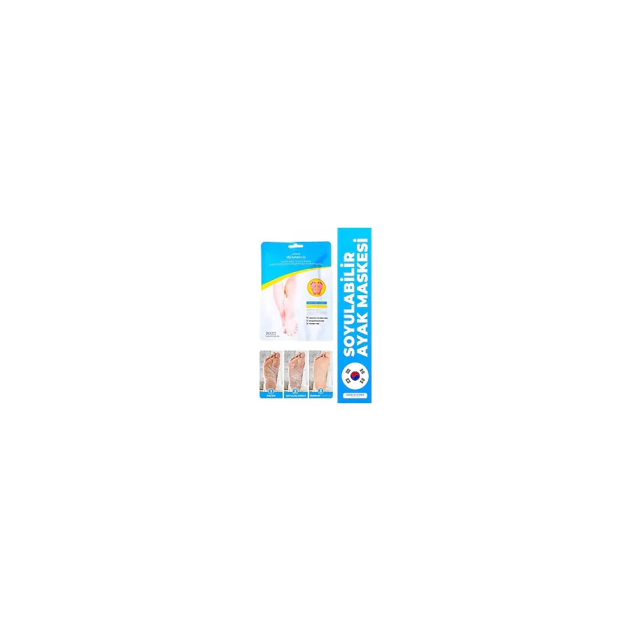 Jigott Vitamin B5 İçeren Hassas ve Etkili Soyulabilen Ayak Peeling Maskesi 30 ml Ölü Deri ve Çatlaklar İçin