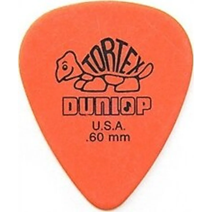 Jim Dunlop 418R.60 Tortex Standard Orange Pena (0.60 mm)