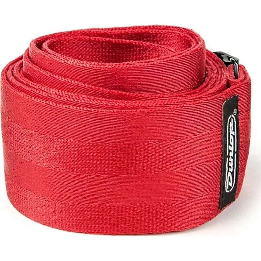 Jim Dunlop Dst7001Rd Deluxe Seatbelt Gitar Askısı Kırmızı